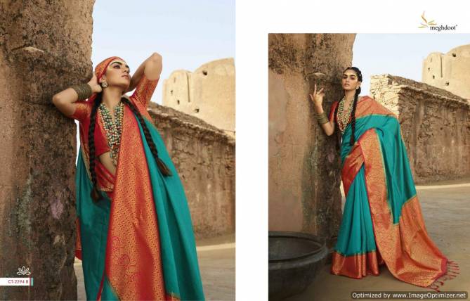 Meghdoot Kalliste 2 New Exclusive Wear Silk Designer Saree Collection